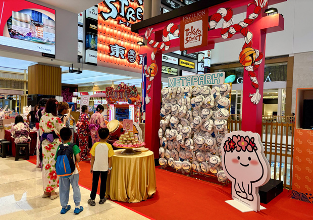 パビリオンの東京ストリート、14周年祭を開催