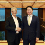 ＳＫ会長とゲイツ氏、ＳＭＲ協力など議論