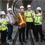 副大統領、ＭＲＴ延伸工事の現場視察