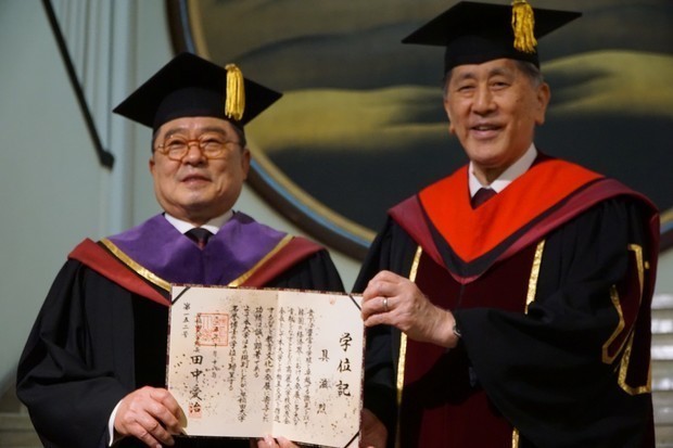 ＬＳ具議長、早稲田大から名誉博士号