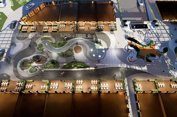 首都郊外で商業エリアを着工＝パラマウント