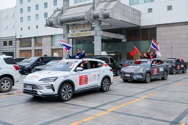 ＢＹＤの現地生産車、バンコク—北京間走破