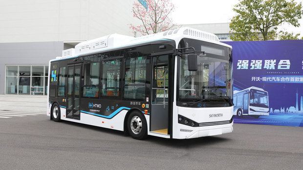 現代自、中国・広州に水素燃料電池バス供給