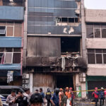 テラドローン現地拠点で火災、死者22人